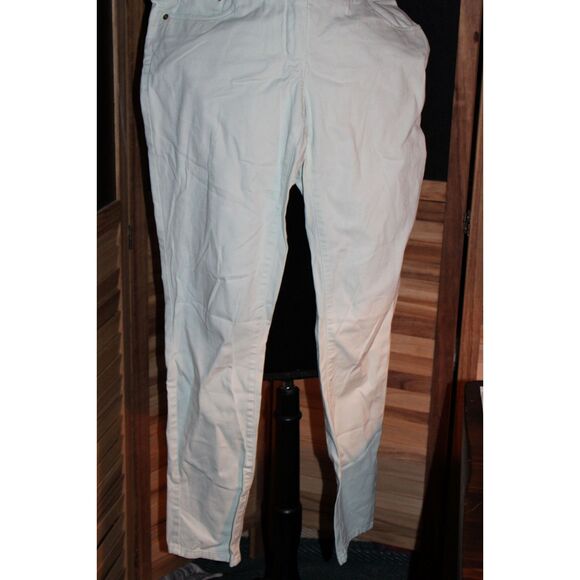 HM BRAND WHITE JEANS SIZE 12 - Picture 1 of 4